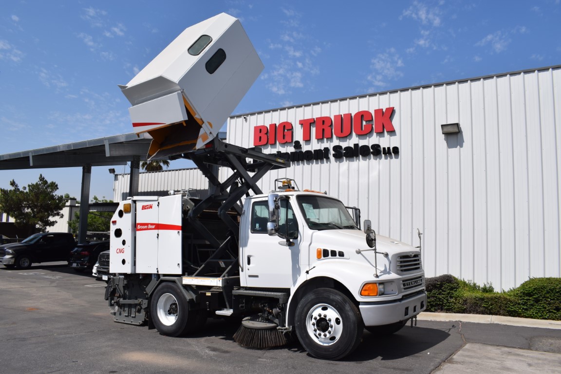 2008 Sterling Acterra Elgin Broom Bear CNG Mechanical Street Sweeper