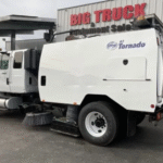 Sweeper truck from the inventory of Big Truck & Equipment Sales