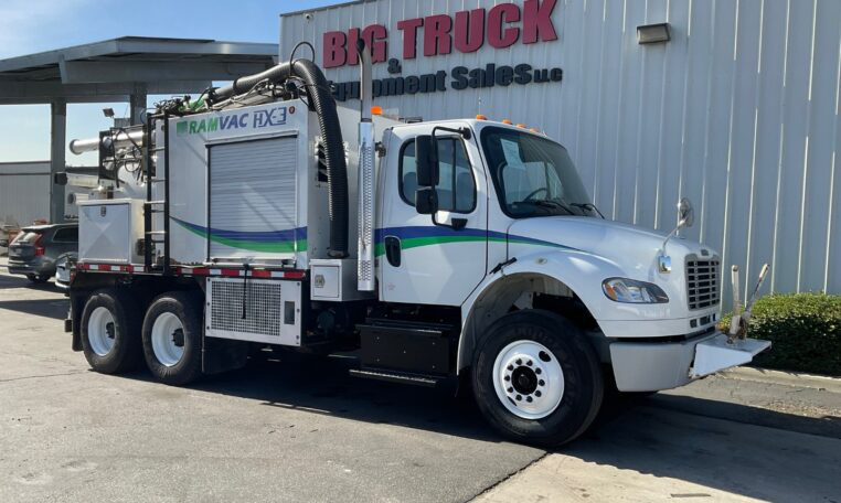 A 2015 Freightliner M2 RamVac HX-3 Hydro Excavation Truck with 71,391 miles