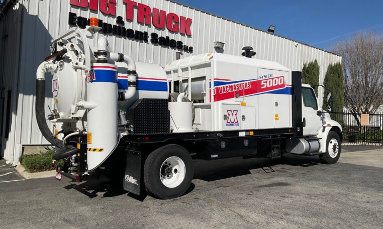 A 2020 International MV607 Vacmasters System 5000 Vacuum Truck
