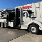 A 2016 Kenworth T880 Vactor HXX Hydro Excavation Vacuum Truck
