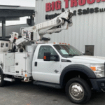 Used bucket truck for tree service business