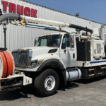 Used vacuum truck for hydro-excavation projects