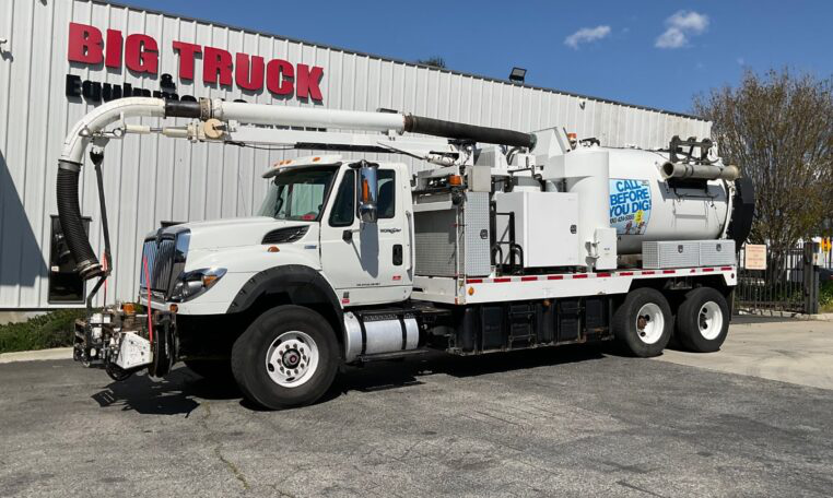 A 2014 International 7600 Vac Con VX311LH Hydro Excavation Truck by Big Truck & Equipment Sales