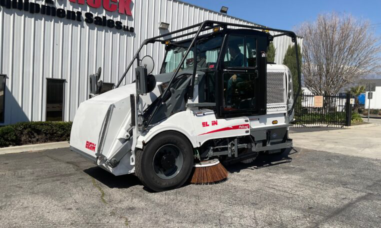 A 2019 Elgin Pelican CNG Street Sweeper by Big Truck & Equipment Sales