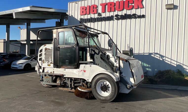 A 2018 Elgin Pelican CNG Street Sweeper by Big Truck & Equipment Sales