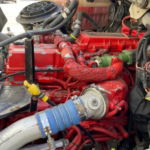 water system inside a 2015 Freightliner M2 RamVac HX-3 Hydro Excavation Truck