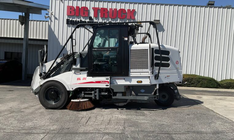 A 2019 Elgin Pelican CNG Street Sweeper by Big Truck & Equipment Sales
