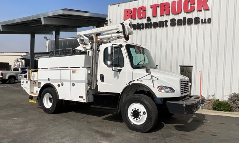 A 2015 Freightliner M2 4x4 Altec AT37G 42' Bucket Truck by Big Truck & Equipment Sales
