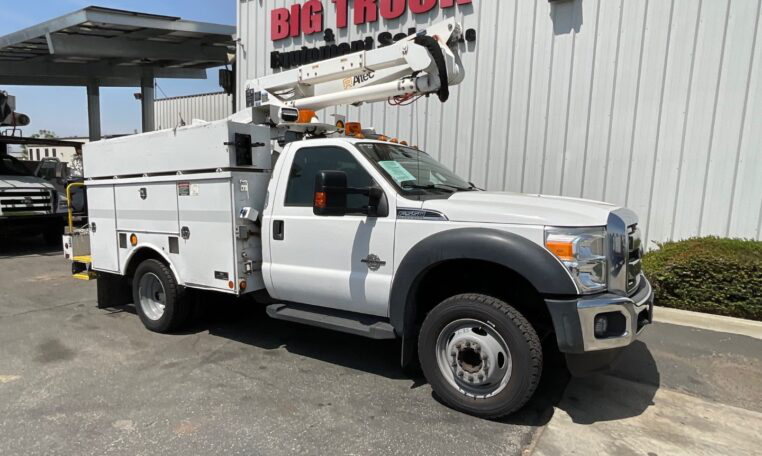  A 2016 Ford F550 Altec AT37G 42' Bucket Truck by Big Truck & Equipment Sales