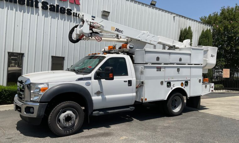 A 2016 Ford F550 Altec AT37G 42' Bucket Truck by Big Truck & Equipment Sales