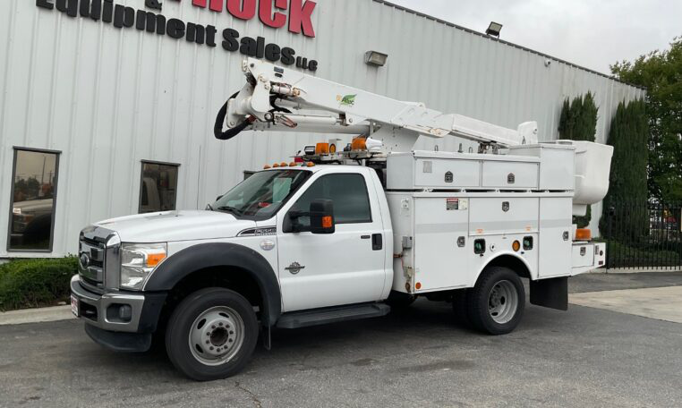 A 2016 Ford F550 Altec AT37G 42' Bucket Truck by Big Truck & Equipment Sales