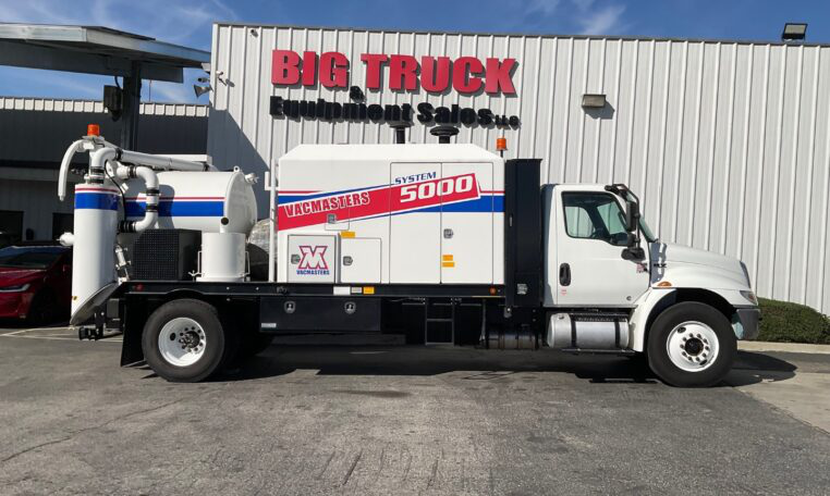 A 2020 International MV607 Vacmasters System 5000 Vacuum Truck by Big Truck & Equipment Sales