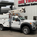 A 2016 Ford F550 4x4 Altec AT37G 42' Bucket Truck by Big Truck & Equipment Sales