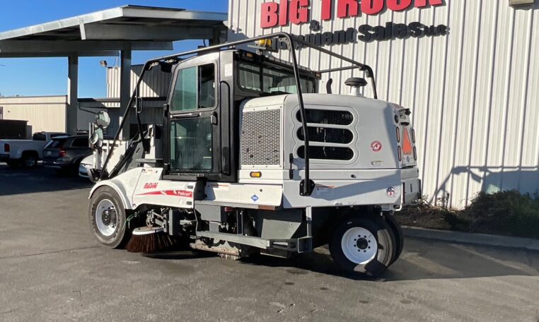A 2018 Elgin Pelican CNG Street Sweeper by Big Truck & Equipment Sales