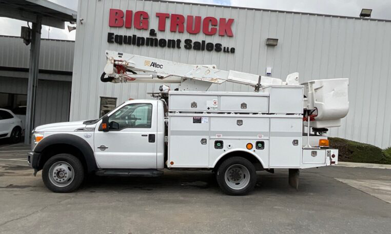 A 2016 Ford F550 4x4 Altec AT37G 42' Bucket Truck by Big Truck & Equipment Sales